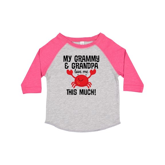 Inktastic My Grammy and Grandpa Love Me Boys or Girls Toddler T-Shirt