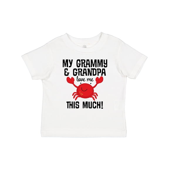 Inktastic My Grammy and Grandpa Love Me Boys or Girls Toddler T-Shirt