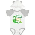 thumbnail image 1 of Inktastic My Grammy and Grandpa Love Me Grandson Dinosaur Boys Baby Bodysuit, 1 of 5