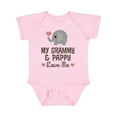 thumbnail image 1 of Inktastic My Grammy and Pappy Love Me Grandchild Boys or Girls Baby Bodysuit, 1 of 5