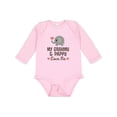 thumbnail image 1 of Inktastic My Grammy and Pappy Love Me Grandchild Boys or Girls Long Sleeve Baby Bodysuit, 1 of 5