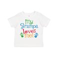 thumbnail image 1 of Inktastic My Grampa Loves Me Boys or Girls Toddler T-Shirt, 1 of 5
