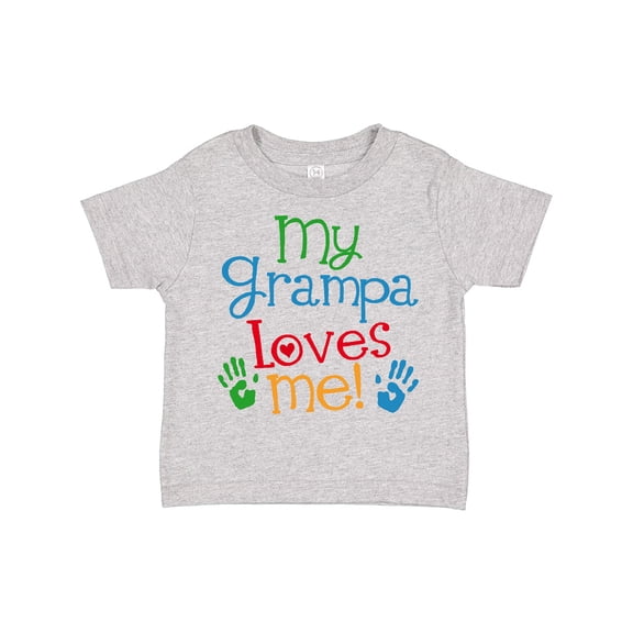 Inktastic My Grampa Loves Me Boys or Girls Toddler T-Shirt