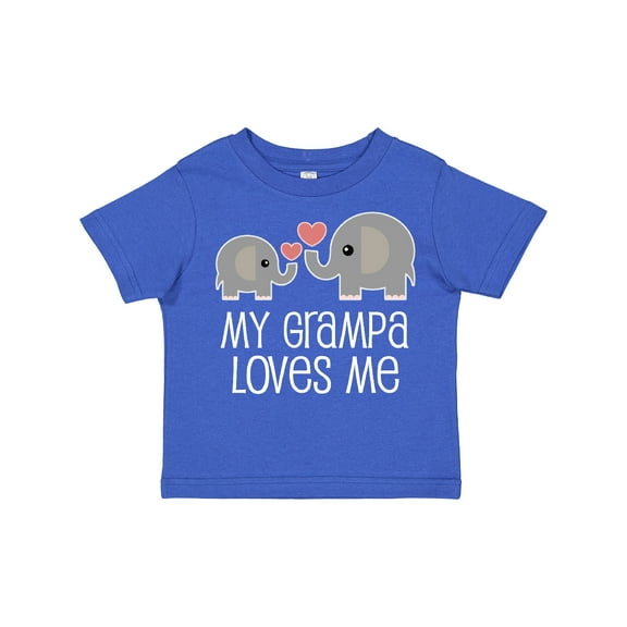 Inktastic My Grampa Loves Me Grandchild Gift Boys or Girls Toddler T-Shirt