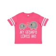 thumbnail image 1 of Inktastic My Grampa Loves Me Grandchild Gift Boys or Girls Toddler T-Shirt, 1 of 5