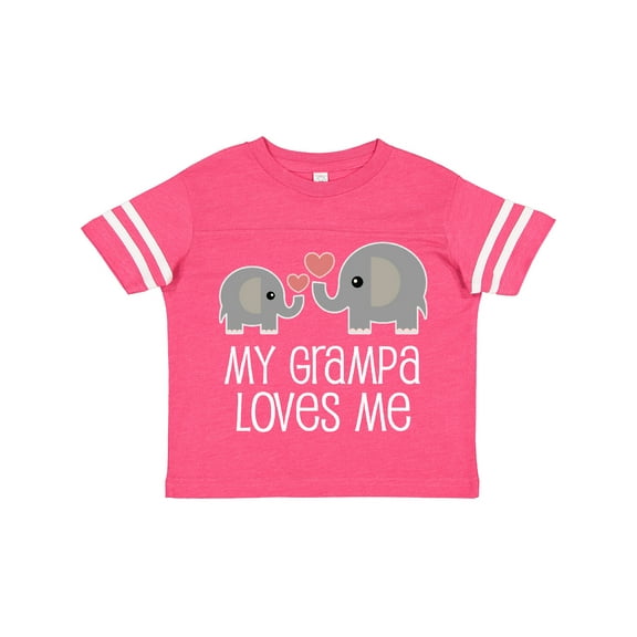 Inktastic My Grampa Loves Me Grandchild Gift Boys or Girls Toddler T-Shirt
