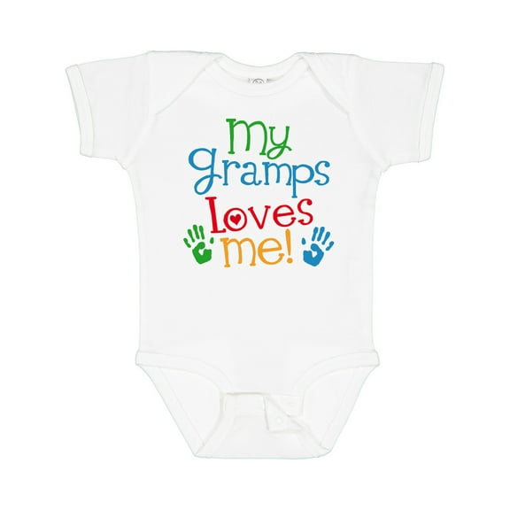 Inktastic My Gramps Loves Me Boys or Girls Baby Bodysuit