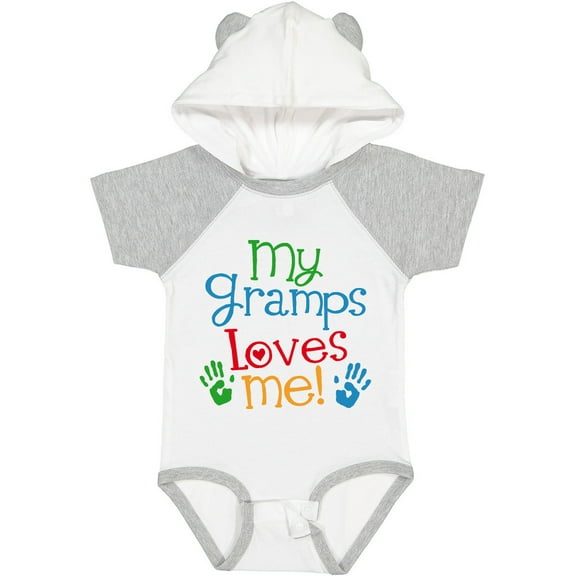 Inktastic My Gramps Loves Me Boys or Girls Baby Bodysuit