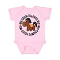 thumbnail image 1 of Inktastic My Gramps Loves Me Childs Horse Boys or Girls Baby Bodysuit, 1 of 5