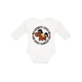 thumbnail image 1 of Inktastic My Gramps Loves Me Childs Horse Boys or Girls Long Sleeve Baby Bodysuit, 1 of 5