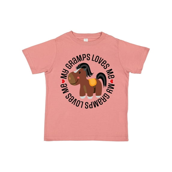 Inktastic My Gramps Loves Me Childs Horse Boys or Girls Toddler T-Shirt