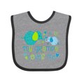 thumbnail image 1 of Inktastic My Gramps Loves Me Cute Elephants Boys or Girls Baby Bib, 1 of 4