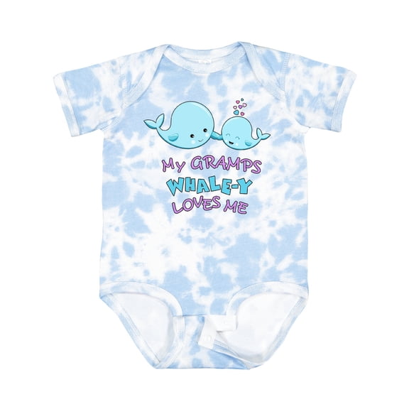 Inktastic My Gramps Whale-y Loves Me Boys or Girls Baby Bodysuit
