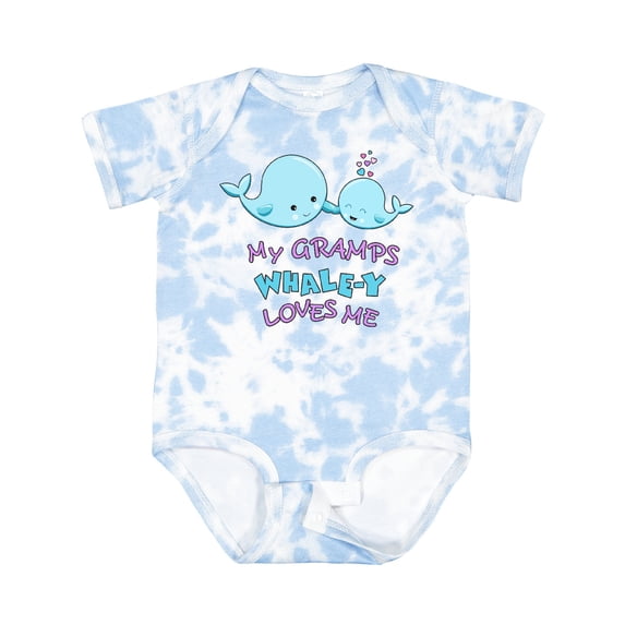 Inktastic My Gramps Whale-y Loves Me Boys or Girls Baby Bodysuit