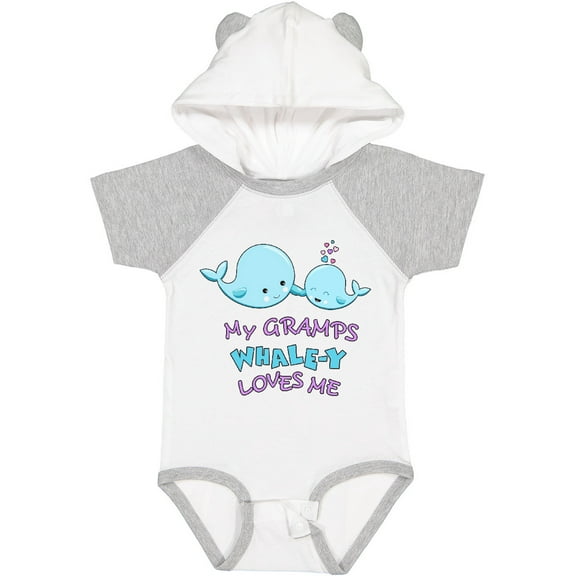 Inktastic My Gramps Whale-y Loves Me Boys or Girls Baby Bodysuit
