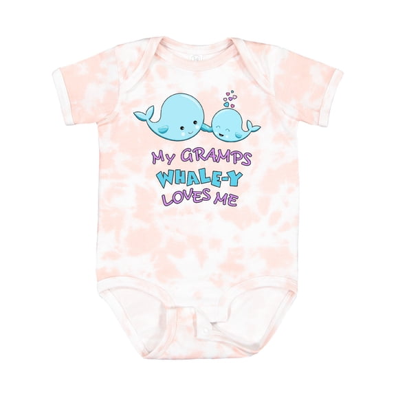 Inktastic My Gramps Whale-y Loves Me Boys or Girls Baby Bodysuit