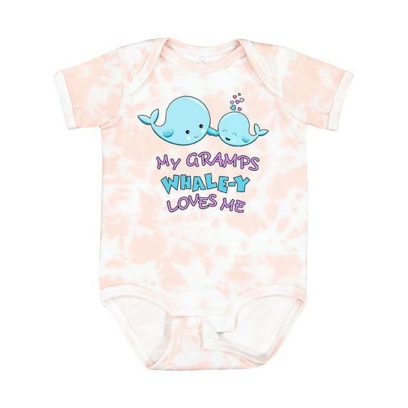 Inktastic My Gramps Whale-y Loves Me Boys or Girls Baby Bodysuit