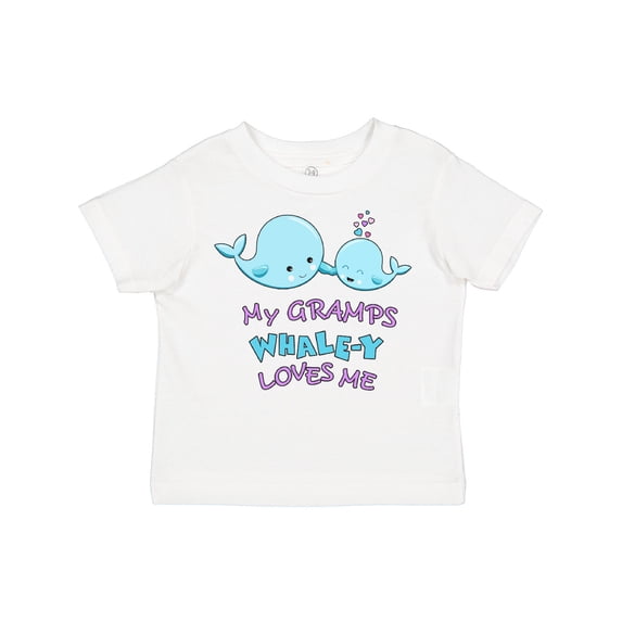 Inktastic My Gramps Whale-y Loves Me Boys or Girls Toddler T-Shirt