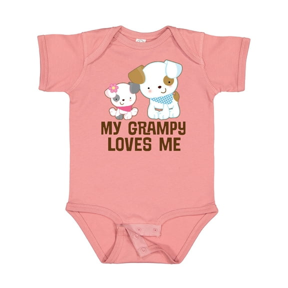 Inktastic My Grampy Loves Me Girls Girls Baby Bodysuit