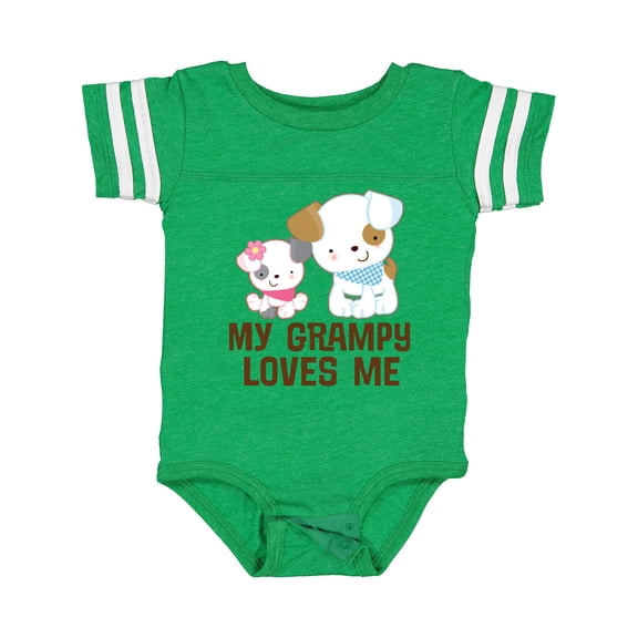 Inktastic My Grampy Loves Me Girls Girls Baby Bodysuit