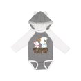 thumbnail image 1 of Inktastic My Grampy Loves Me Girls Girls Long Sleeve Baby Bodysuit, 1 of 5