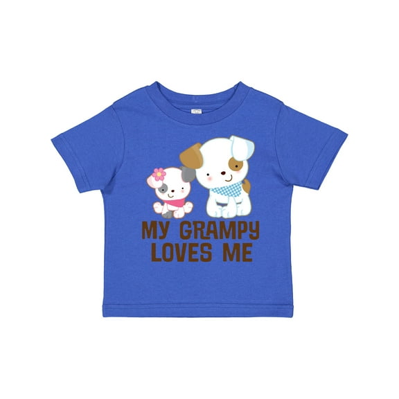 Inktastic My Grampy Loves Me Girls Girls Toddler T-Shirt