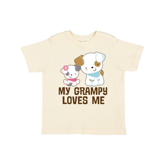 Inktastic My Grampy Loves Me Girls Girls Toddler T-Shirt