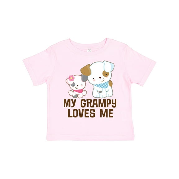 Inktastic My Grampy Loves Me Girls Girls Toddler T-Shirt