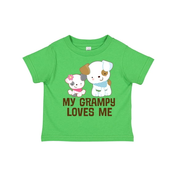 Inktastic My Grampy Loves Me Girls Girls Toddler T-Shirt