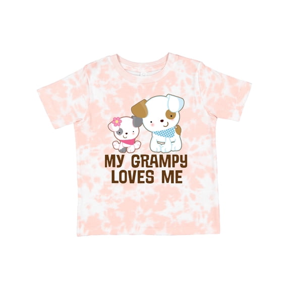 Inktastic My Grampy Loves Me Girls Girls Toddler T-Shirt