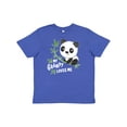 thumbnail image 1 of Inktastic My Grampy Loves Me- cute panda Youth T-Shirt, 1 of 5