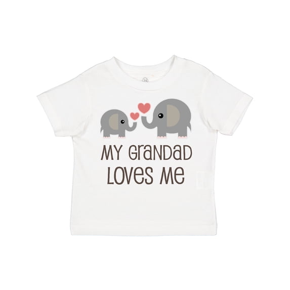Inktastic My Grandad Loves Me Boys or Girls Toddler T-Shirt