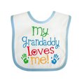 thumbnail image 1 of Inktastic My Grandaddy Loves Me Boys or Girls Baby Bib, 1 of 4