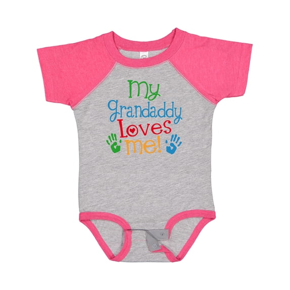 Inktastic My Grandaddy Loves Me Boys or Girls Baby Bodysuit
