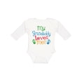 thumbnail image 1 of Inktastic My Grandaddy Loves Me Boys or Girls Long Sleeve Baby Bodysuit, 1 of 5