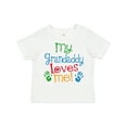 thumbnail image 1 of Inktastic My Grandaddy Loves Me Boys or Girls Toddler T-Shirt, 1 of 5