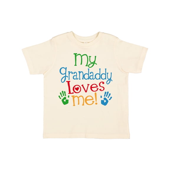 Inktastic My Grandaddy Loves Me Boys or Girls Toddler T-Shirt