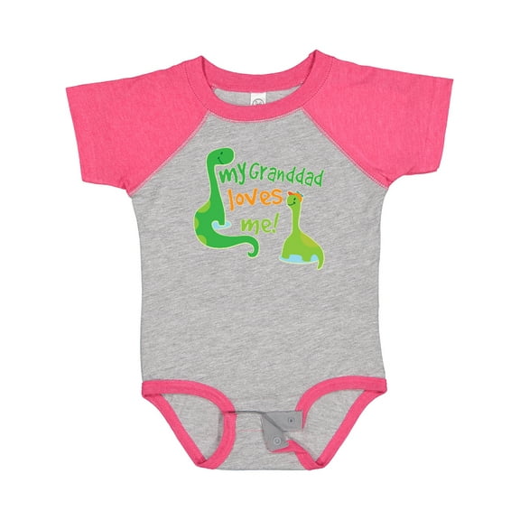 Inktastic My Granddad Loves Me Baby Boys Baby Bodysuit