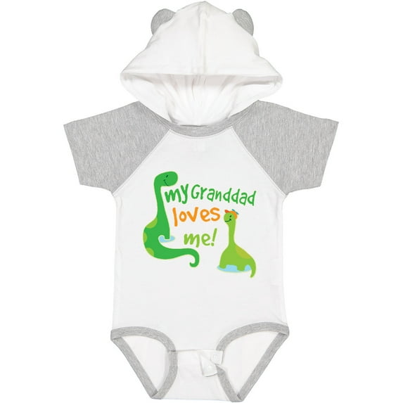 Inktastic My Granddad Loves Me Baby Boys Baby Bodysuit