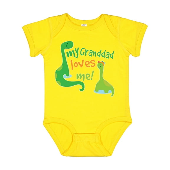 Inktastic My Granddad Loves Me Baby Boys Baby Bodysuit