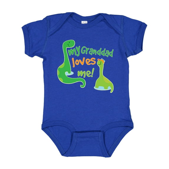 Inktastic My Granddad Loves Me Baby Boys Baby Bodysuit