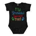 thumbnail image 1 of Inktastic My Granddad Loves Me Boys or Girls Baby Bodysuit, 1 of 5