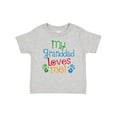thumbnail image 1 of Inktastic My Granddad Loves Me Boys or Girls Baby T-Shirt, 1 of 5