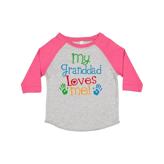 Inktastic My Granddad Loves Me Boys or Girls Toddler T-Shirt