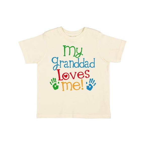 Inktastic My Granddad Loves Me Boys or Girls Toddler T-Shirt