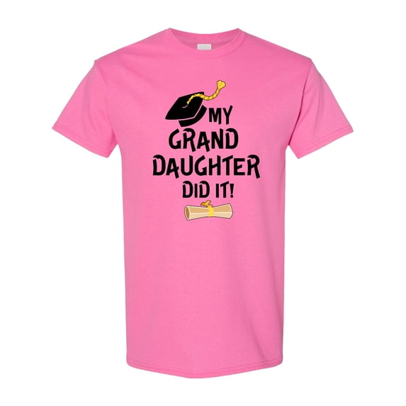 Inktastic My Granddaughter Did It Graduation T-Shirt