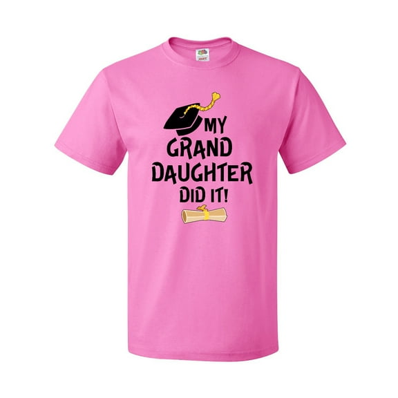 Inktastic My Granddaughter Did It- Graduation T-Shirt