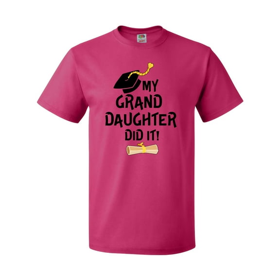 Inktastic My Granddaughter Did It- Graduation T-Shirt