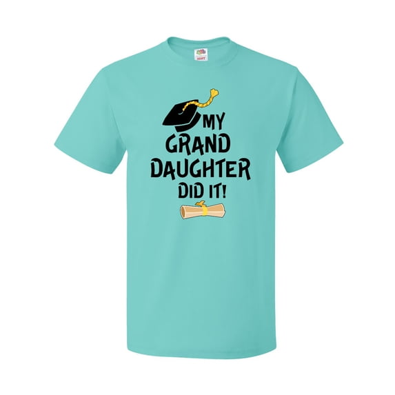 Inktastic My Granddaughter Did It Graduation T-Shirt