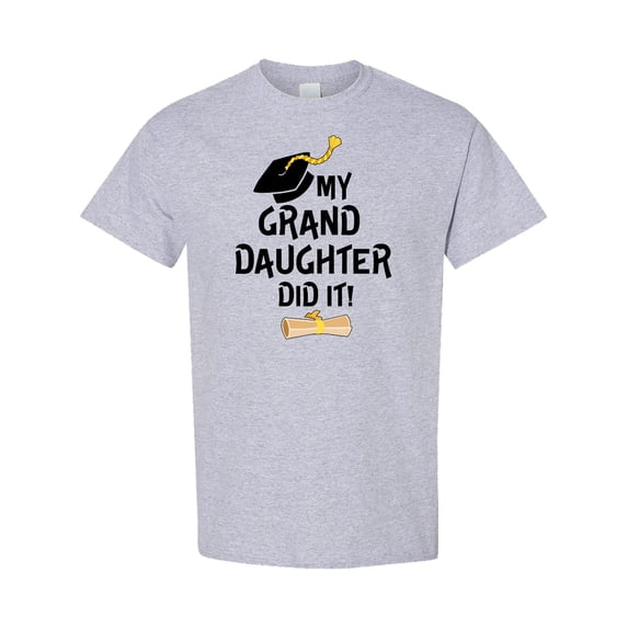 Inktastic My Granddaughter Did It Graduation T-Shirt